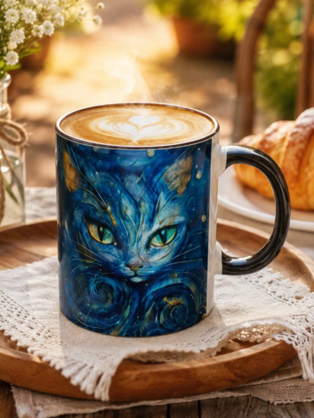 The Cat's Meow Cat Mug – Artistic and Exciting Feline Coffee Cup NEW